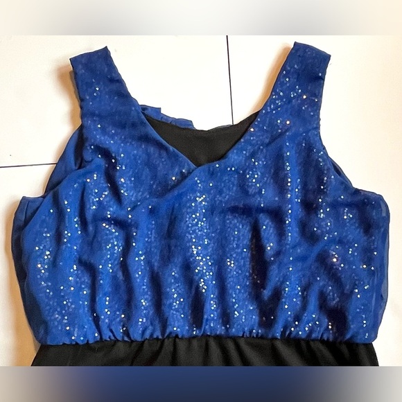 Maurices Elegant Blue and Black Women's Sequin Mini Dress Size 1X - Picture 9 of 13